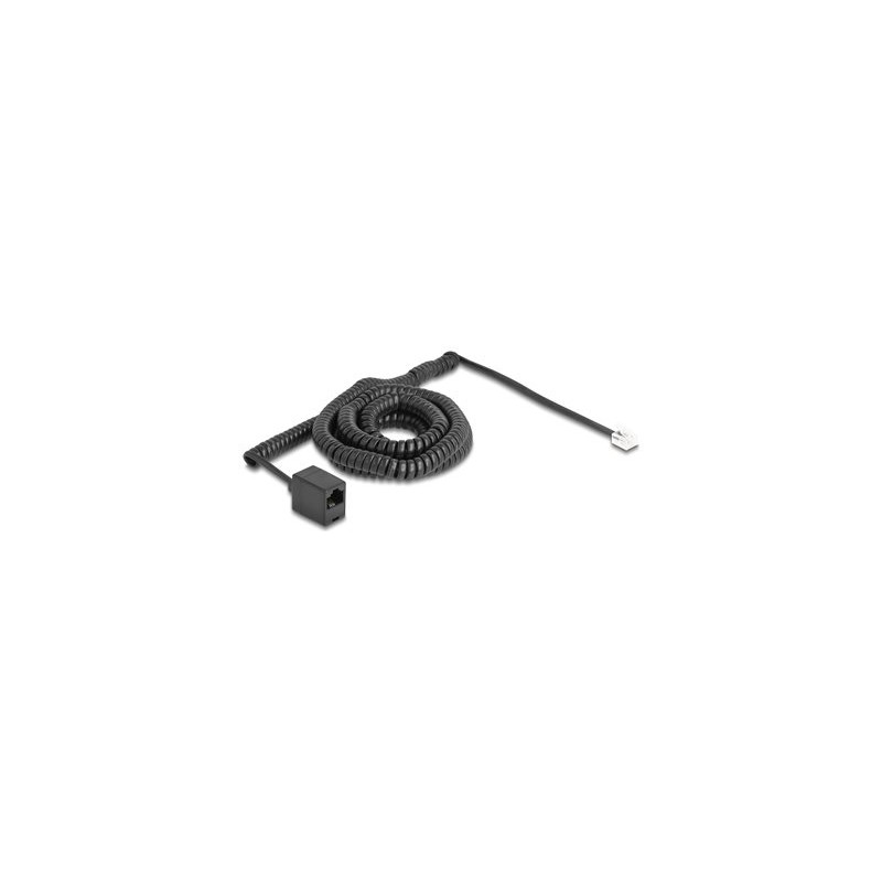 Delock - Telefonní kabel - RJ-11 (M) do RJ-45 (F) - 10 m - svinutý - cerná