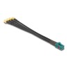 Delock - Kabel antény - mini konektor FAKRA Z (M) do SMA (Z) - 20 cm - RAL 5021, modrá water blue