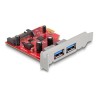 Delock - USB adaptér - PCIe 2.0 nízký profil - USB-C 3.2 Gen 1 x 2 90155