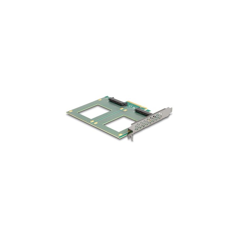 Delock - Radic úložište - rozdvojení, 144 x 122 mm - U.2 NVMe - PCIe 4.0 x8