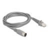 Delock - Sítový kabel adaptér - 8 pinu DIN (M) do RJ-50 (M) - 2 m - 5 mm - šedá