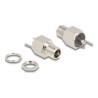 Delock - Konektor k napájení - DC jack 5,5 mm x 12 mm (ID: 2,5 mm) (F) prepážka - DC 20 V - 9 A 90188