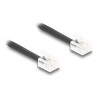 Delock - Telefonní kabel - RJ-11 (M) do RJ-11 (M) - 1 m - svinutý - cerná