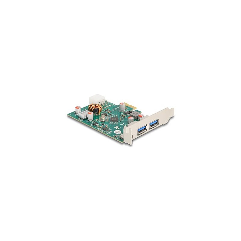 Delock - USB adaptér - PCIe 2.0 - USB 3.0 x 2 + USB-C 3.2 Gen 2 s napájením x 1