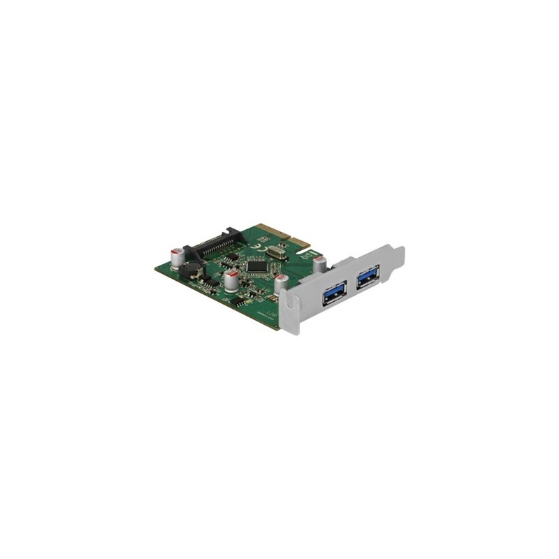 Delock - USB adaptér - PCIe 3.0 x4 nízký profil - USB 3.1 Gen 2 x 2