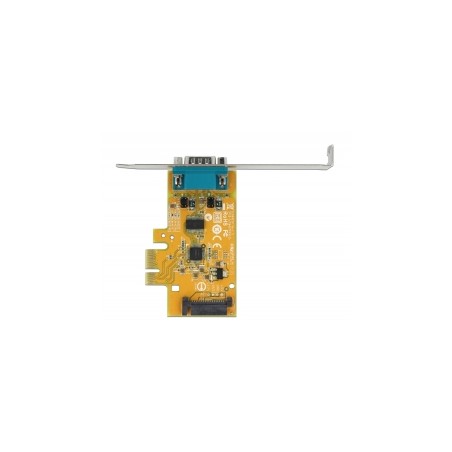 Delock PCI Express Card to 1 x Serial with voltage supply ESD protection - Sériový adaptér - PCIe 2.0 nízký profil - RS-232 x 1