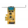 Delock PCI Express Card to 1 x Serial with voltage supply ESD protection - Sériový adaptér - PCIe 2.0 nízký profil - RS-232 x 1