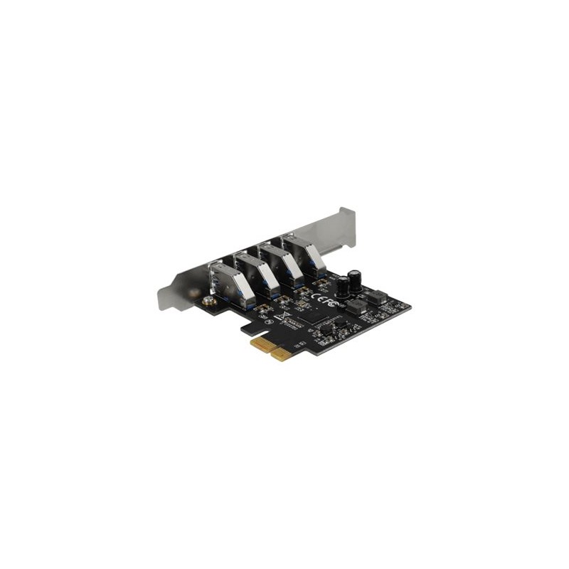 Delock - USB adaptér - PCIe 2.0 nízký profil - USB 3.0 x 4