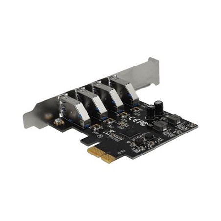 Delock - USB adaptér - PCIe 2.0 nízký profil - USB 3.0 x 4