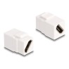 Delock - Modulární vložka (spojka) - samice na samici, 8K 60 Hz - HDMI - bílá