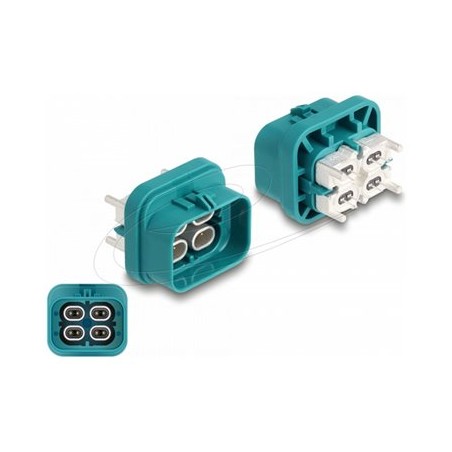 Delock - Datový konektor - HDMTD Z (Z) - modrá water blue