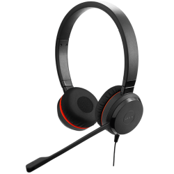 Jabra Evolve 30 II/Stereo/Jack/Drát/Černá