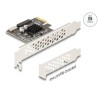 Delock - Úložište / USB3.0 ovladac - 2 Kanál - USB 3.0 - nízký profil - PCIe 3.0