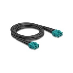 Delock - Datový kabel - HDMTD Z (F) do HDMTD Z (F) - 1 m - RAL 5021, modrá water blue