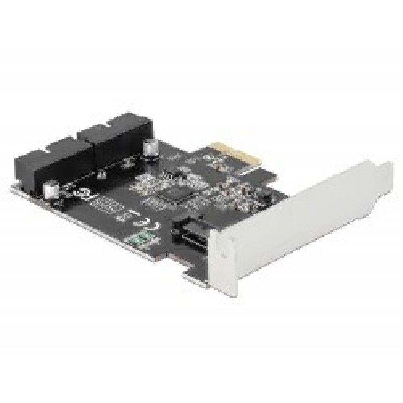 Delock PCI Express Card to 2 x internal USB 3.0 Pin Header - USB adaptér - PCIe 2.0 - USB 3.0 (interní) x 2