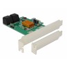 Delock - Řadič úložiště - 4 Kanál - SATA 6Gb/s - PCIe 2.0 x1