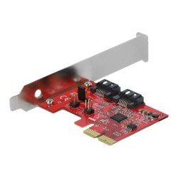 Delock - Řadič úložiště (RAID) - 2 Kanál - SATA 6Gb/s - nízký profil - RAID 1 - PCIe 2.0 x1