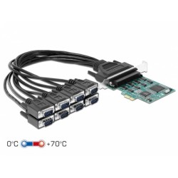PCI Express x1 Card to 8 x Serial RS-232, PCI Express x1 Card to 8 x Serial RS-232
