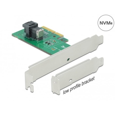 Delock PCI Express x4 Card 1 x internal SFF-8643 NVMe - Low Profile Form Factor - Řadič úložiště - U.2 NVMe - nízký profil