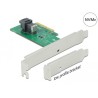 Delock PCI Express x4 Card 1 x internal SFF-8643 NVMe - Low Profile Form Factor - Řadič úložiště - U.2 NVMe - nízký profil