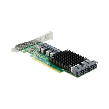 Delock PCI Express x16 Card to 8 x internal SFF-8643 NVMe - Řadič úložiště - SAS - nízký profil - PCIe 3.0 x16