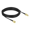 Delock - Kabel antény - SMA zástrčka do SMA zásuvka - 7.5 m - koaxiál - černá