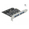 Delock - USB adaptér - PCIe 2.0 - USB 3.2 Gen 1 x 4