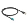 Delock - Datový kabel - HSD Z se zdírkami (female) do USB s piny (male) - 1 m