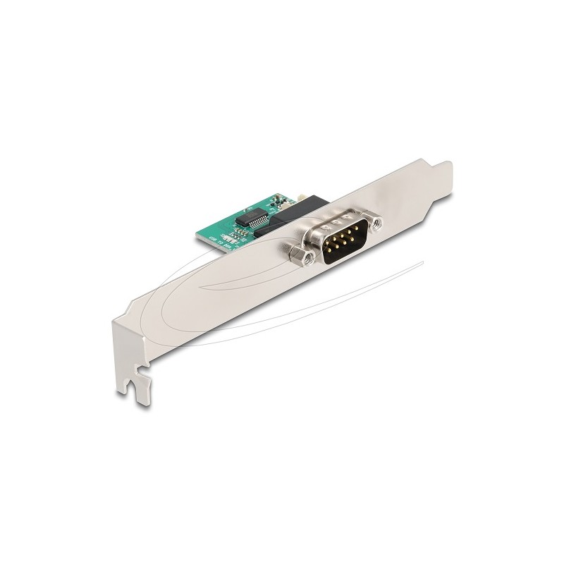 Delock - Sériový adaptér - USB 2.0 - RS-232 x 1 - zelená
