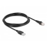 Delock - Kabel skeneru čárových kódů - RJ-50 (M) do USB (M) - USB 2.0 - 1.5 m - černá