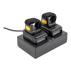 Delock - S nabíjecí stanicí - skener cárového kódu - nositelný - 100 sken / s - dekódovaný - RF(2.4 GHz), Bluetooth 4.1, USB