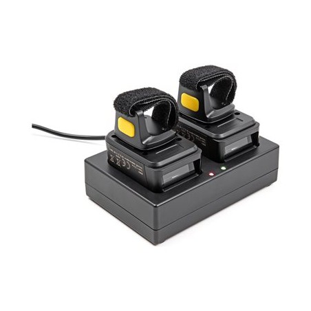 Delock - S nabíjecí stanicí - skener cárového kódu - nositelný - 100 sken / s - dekódovaný - RF(2.4 GHz), Bluetooth 4.1, USB