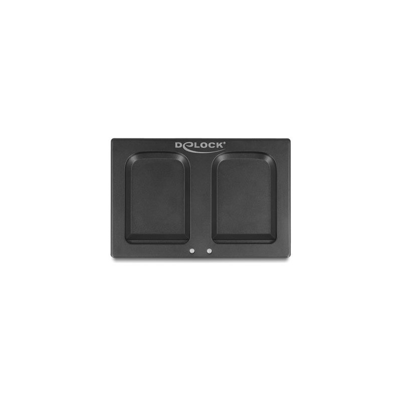 Delock - Nabíjecí kolébka skeneru cárových kódu - 5 V - 5 Watt - výstupní konektory: 2 - cerná