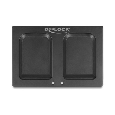 Delock - Nabíjecí kolébka skeneru cárových kódu - 5 V - 5 Watt - výstupní konektory: 2 - cerná
