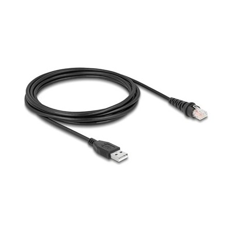Delock - Sítový kabel - RJ-50 (M) do USB (M) - 3 m - 0.42 cm - stínená kroucená dvoulinka (F/UTP) - cerná