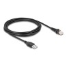 Delock - Sítový kabel - RJ-50 (M) do USB (M) - 3 m - 0.42 cm - stínená kroucená dvoulinka (F/UTP) - cerná