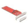 Delock - Adaptér rozhraní - M.2 - M.2 NVMe Card - nízký profil - PCIe 4.0 x8