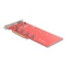Delock - Adaptér rozhraní - M.2 - M.2 NVMe Card - PCIe 4.0 x16 90617