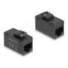 Delock - Modul - povrchová montáž, faceplate mountable - CAT 6a - UTP - RJ-45 - cerná