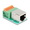 Delock - Sítový adaptér - RJ-45 (F) do 8 kolíková svorkovnice - CAT 5e - roztec 2,54 mm