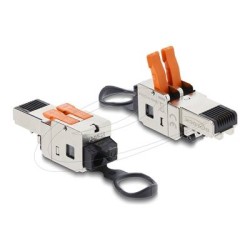 Delock - Sítový konektor - RJ-45 (M) zámek