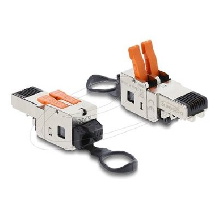 Delock - Sítový konektor - RJ-45 (M) zámek
