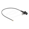 Delock - Kabel antény - FAKRA A konektor (F) do MHF I (M) - 20 cm - 1.13 mm - koaxiál - hluboce cerná, RAL 9005