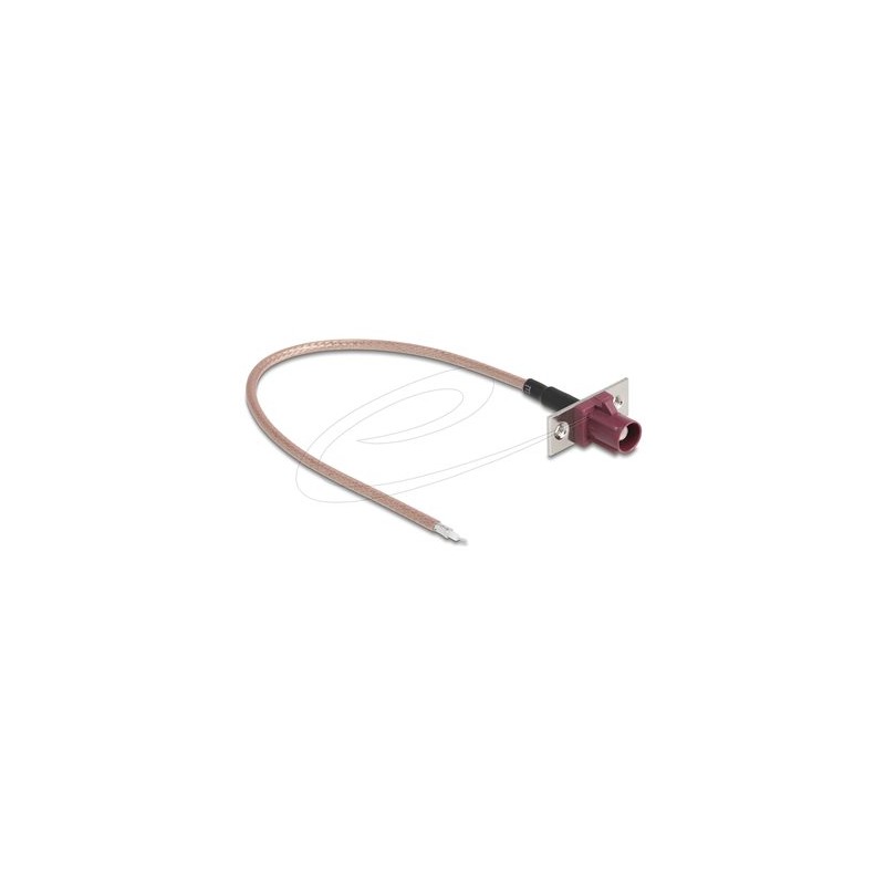 Delock - Kabel antény - FAKRA D konektor do obnažený drát - 20 cm - 2.6 mm - koaxiál - RG-316