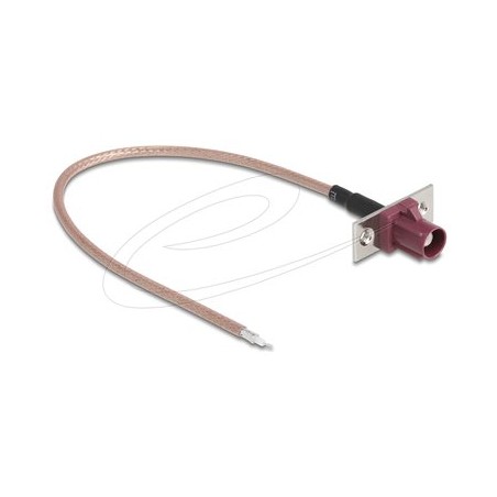 Delock - Kabel antény - FAKRA D konektor do obnažený drát - 20 cm - 2.6 mm - koaxiál - RG-316