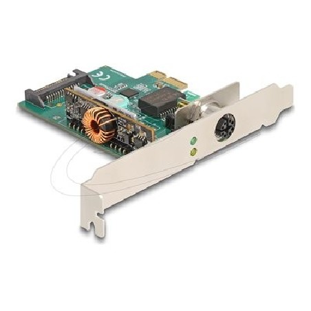 Delock - Sítový adaptér - PCIe 2.1 nízký profil - 10/100/1000/2500Base-T (PoE+) x 1