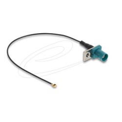 Delock - Kabel antény - konektor FAKRA Z s piny (male) do MHF I s piny (male) - 20 cm - koaxiál