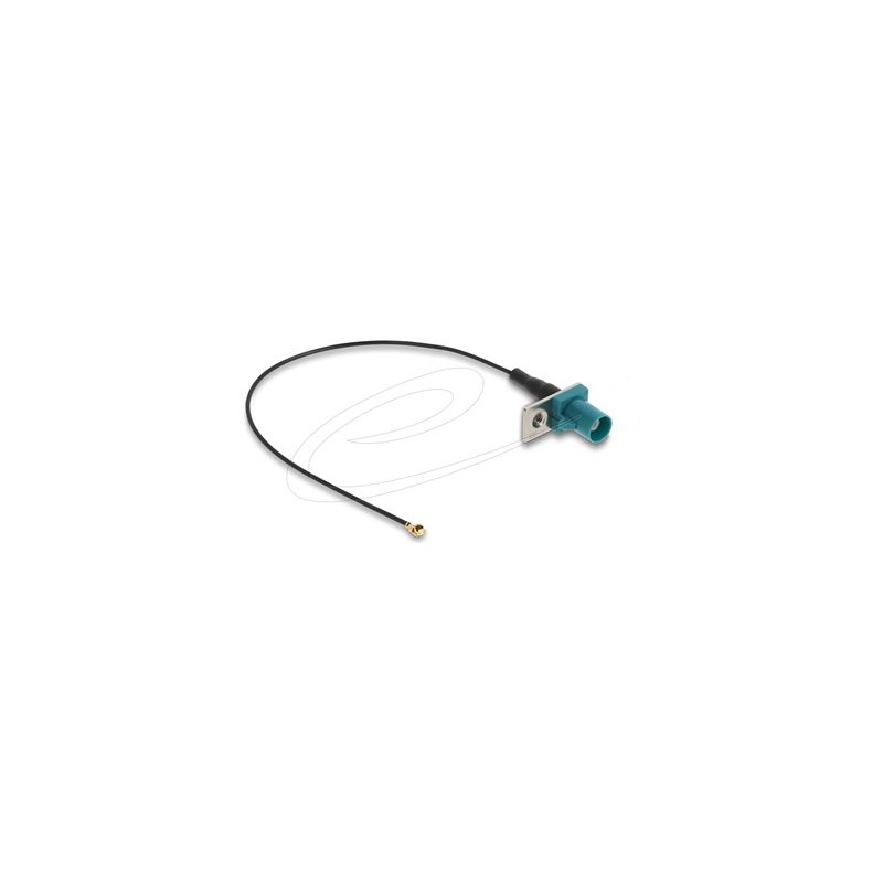 Delock - Kabel antény - konektor FAKRA Z s piny (male) do MHF I s piny (male) - 20 cm - koaxiál