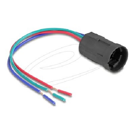 Delock - Easy 45 - tlacítkový switch - 1 kolébka - 3 A - AC 250 V - cerná