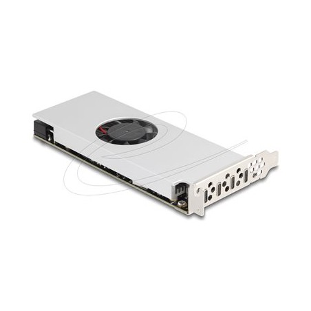 Delock - USB adaptér - PCIe 3.0 x16 nízký profil - USB-C x 4